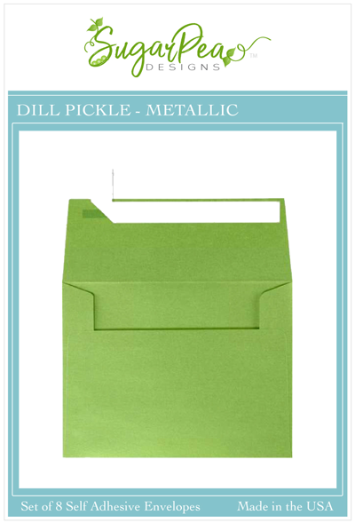 Dill Pickle Metallic Envelopes