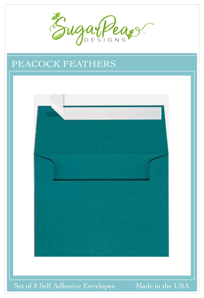 Peacock Feathers Envelopes