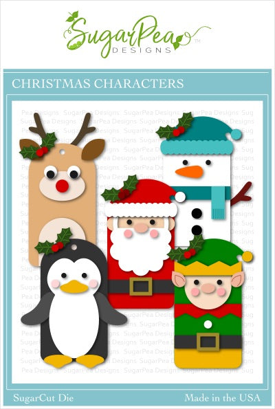 SugarCut - Pocket Tag Christmas Characters
