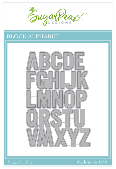 SugarCut - Block Alphabet