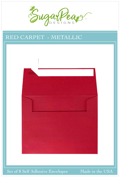 Red Carpet Metallic Envelopes