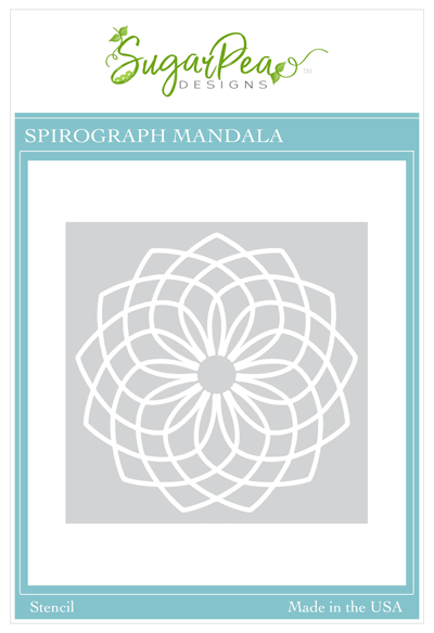 Spirograph Mandala Stencil