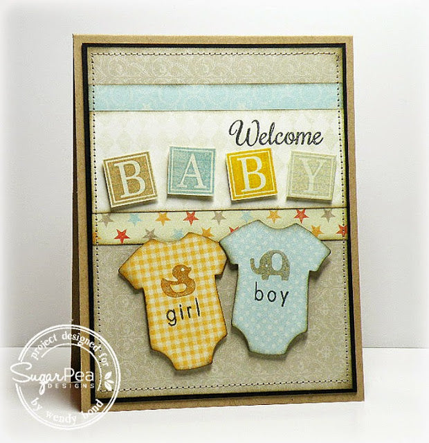 SugarCut - Welcome Baby Accents